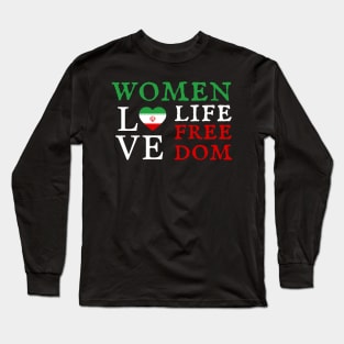 Women Life Freedom Long Sleeve T-Shirt